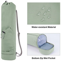 Yoga Mat Carrier Bag with Water Bottle Holder