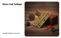 Mortise Hinge Antique and fashion Furniture Hardware flush-mount Installation