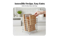 Cutting Board Holder Space-Saving Multicompartment Cutting Board Rack Rust-withstandant