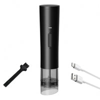 Electric Pepper Instant-Grind Tool Automatic Table Seasoning and Pepper Mill Adjustable Coarseness USB-Powered Spice Mill for Home Cooks, Dining Table
