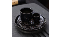 Ceramic Candle Tray Incense Burner Multifunctional Scented Cone Candle Holder Decorative Design Ceramic Smudge Bowl for Meditation, Prayer