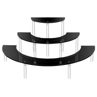 Acrylic Cake Display Stand Figurine Storage Desktop Organizer Tiered Step Display Rack