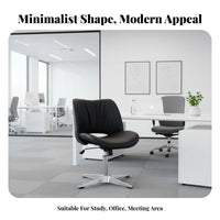Armless rotating Chair Height Adjustable Office Furniture Easy Assembly for Adults