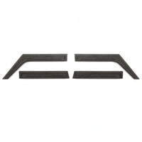 4 Pieces RC Window Rain Visors Scale Car Window Deflector Tinted for FCX10 1/10 RC Crawler