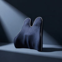 Memory Foam Double-Wing Backrest Strapless Support Cushion Ergonomic Support Pillow Contoured for Office Workers, Students, Desk