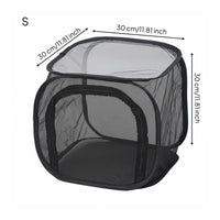 Foldable Transparent Mesh Zippered