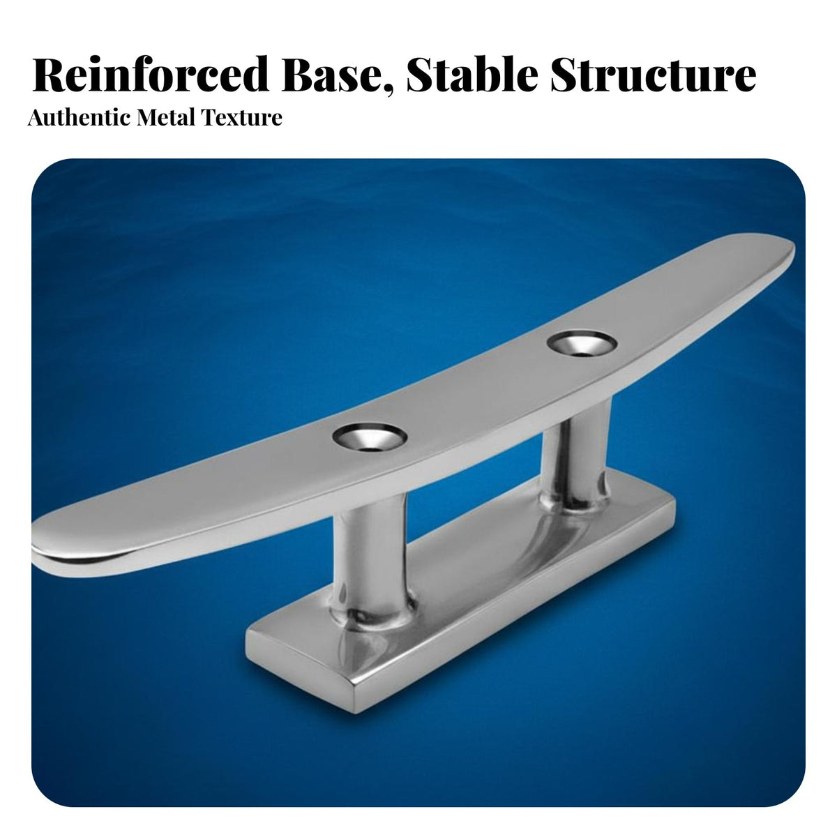 Mooring Extension Cleat Stainless Steel Mooring Cleat Rustproof Stainless Steel Boat Bollard for Yacht
