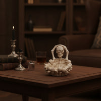 Skeleton Ash Receptacle Gothic Skull Ash Receptacle Spooky for Bar