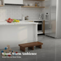 Wooden Step Stool dense Wood Low Wooden Stool Non-Slip for Office Workers, Kids