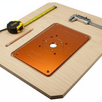 Router Table Insert Plate DIY Modification Router Insert Plate Centering Hole