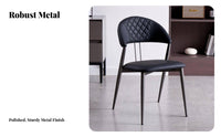 Upholstered Shell Chair Nordic Appearance Accent Furniture Light Luxury Stylish Easy Assembly for Homeowners, Kitchen