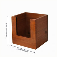 Desktop Storage Box Front Cutout Open-Top Storage Box Versatile House Organization