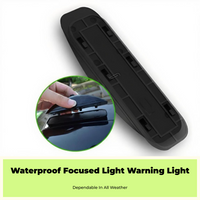 Waterproof Rear Fog Warning Light, Universal 12-24V