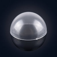 PC Material Hemispherical Shape LED Bulb Cover for DIY Lighting, 48.8mm Diameter and 27mm Height, Frosted Milky White PC Bulb Cover, Single Unit