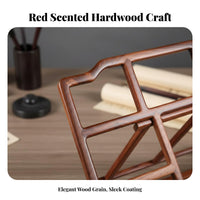 Foldable Lattice Bookrest Ergonomic Angle Adjustable Reading Easel for Students
