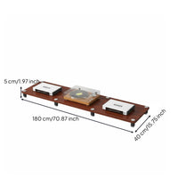 Multi-Tier Equipment Stand Large Capacity Open Shelf High-Fidelity Cabinet Stable Frame 4-Shelf Audio Rack for Home Theater Enthusiasts