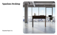 2-Drawer Writing Desk Minimalist Design Study Table Modern aesthetic Multi-Purpose for Professionals, Families