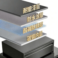 置物架厨房微波炉烤箱置物架咖啡机收纳抽屉多功能抽屉式置物架子