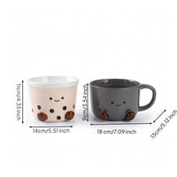 2 Pieces Ceramic Pet Bowls Cute Footed Cat Bowls Glossy for Home, Small Dogs
