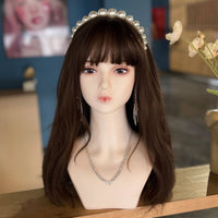 Hairpiece Display Head Braided Hair Look Female Mannequin Head Easy to Decorate Jewelry Display Bust for Salon Owners, Photo Photography