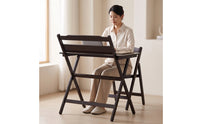 Study Desk with Shelf Wooden Student Desk Basic Workstation Table for Kids, Bedroom