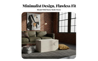 Collapsible Wheeled Box Large Capacity Household Storage Sturdy for Living Room