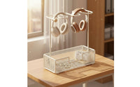 Headphone Stand Clutter-Clear Desktop Headphone Stand Sturdy Metal Frame