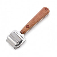 Leather Press Roller with Wooden Handle Compact for Workshop, Hobbyists