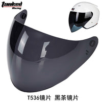 Tanked Racing T536 Helmet Visor Replacement for Half Helmets