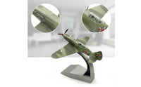 1:72 Scale MiG-3 Model Finished Fighter Aircraft Model with Stand Toy for Collectors, History Enthusiasts, Desk Display, Office, Shelf