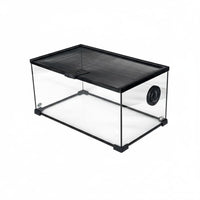 Stackable Amphibian Enclosure Anti-Escape Design Lizard Habitat Excellent