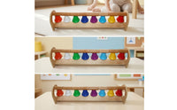 Wooden Percussion Toy Sturdy Toy with Metal Bells Educational Bells for Playroom, Classroom