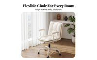 rotate Chair with Casters Height Adjustable Office Furniture Shell-Shaped spine support