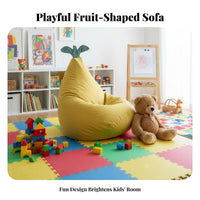 Pineapple-Shaped Seat Fruit Design Transformable Soft Seat Bed Skin-Gentle Full Torso Support for Parents