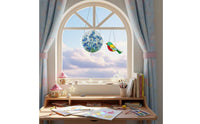 Light-Catching Colorful Bird Window Decor Vibrant Bird Sun Catcher Decorative Acrylic Sun Catcher Artistic for Sunny Room