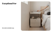 Narrow Storage Cabinet Space-Saving Narrow Side Table space Filler for Home Office