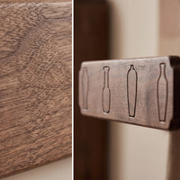 Folding Wall Coat Rack Foldable Hardware Natural for Foyer