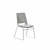 Sled Base Chair with Perforated Back Versatile Design Office Furniture