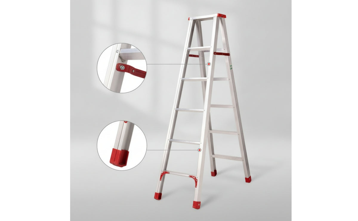 Convertible Ladder Foldable Folding Ladder Versatile for Practical Hobbyists, Homeowners, Home Maintenance, Worksite, Warehouse