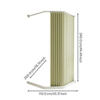 Rhombus Folding Shower Curtain Rod, No-Drill, Space Saver