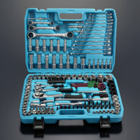 Socket Wrench Set Vanadium Alloy Steel Ratchet and Socket Set 72-Tooth Mechanics Tools Kit for Home Handypersons, Automotive Repair, Home Maintenance