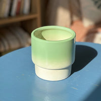 Plant Pots for Home Decor and Indoor Plants, Gradient Color Indoor Plant Pot with Saucer, Nordic Minimalist Style Flower Pots