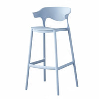 Stackable Bar Stool, Nordic Minimalist High Chair, Designer Backrest for Home