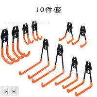 Garage Hooks Set of 12 Heavy Duty Iron Hooks for Bicycles and Garden Tools