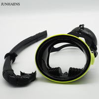 Full Face Snorkel Mask with Anti-Fog, High-Definition Large Frame, Elliptical Glass