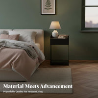 Multi-Tier Rolling Cabinet Nordic Design Nightstand Slim Design for Living Room