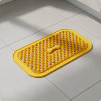 Silicone Slow Feeder Mat Antisuffocate Dog Slow Feeder Plate Easy to Clean