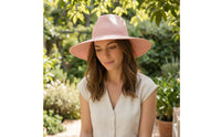 Woven Grass Hat with Wide Brim Soft Panama Hat Packable Foldable for Travelers, Vacation