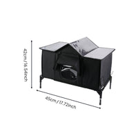 Outdoor Cat Shelter Removable Cat Tent Bed Warm for Rainy Weather