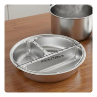 Multi-Compartment Food Steamer Detachable Handle Kitchenware